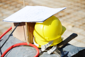 General Contracting | Hard hats and diagram